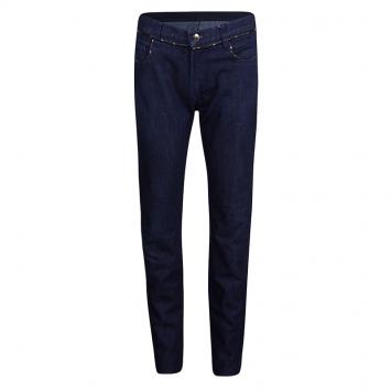 Pre Owned Versace Collection Indigo Dark Wash Denim Straight Fit Jeans M