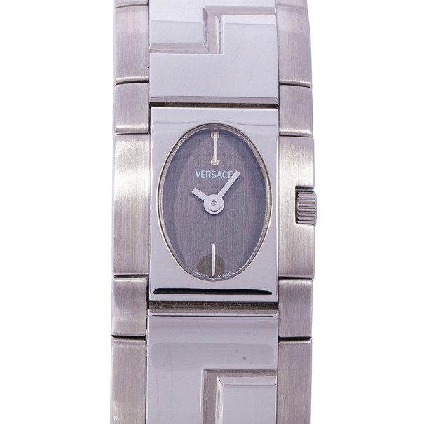 Versace Grey Stainless Steel ES099 Bracelet Women's Wristwatch 20MM