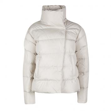 Pre Owned Weekend Max Mara Beige Quilted Puffer Jacket S