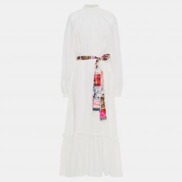 Pre Owned Zimmermann Viscose Midi Dress 0