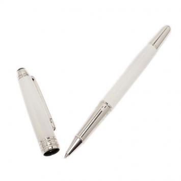 Pre Owned Montblanc White Laquer Rollerball-Pen