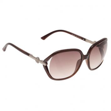 Roberto Cavalli Brown Edera Square Sunglasses