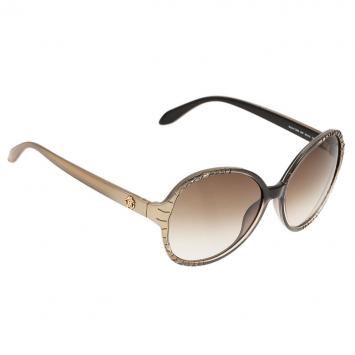 Roberto Cavalli Brown Maria Round Sunglasses