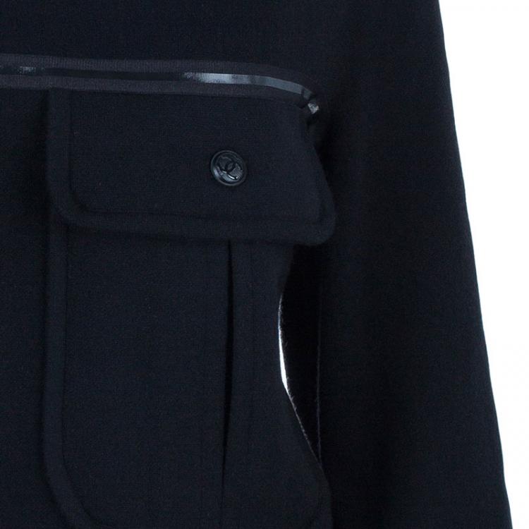 Pre Owned Chanel Cashmere Pocket Detail Top M