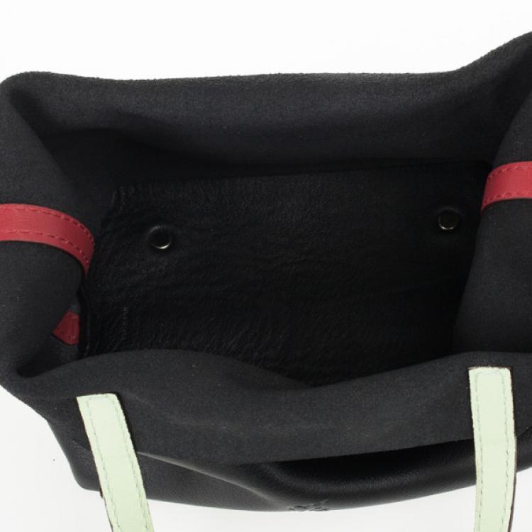 Pre Owned Carolina Herrera CH Black Multicolor Mini Matryoshka Bag