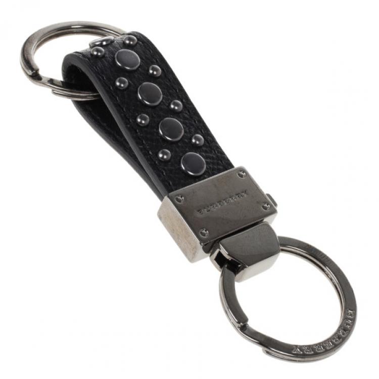 Pre Owned Burberry Studded Darel Keyring