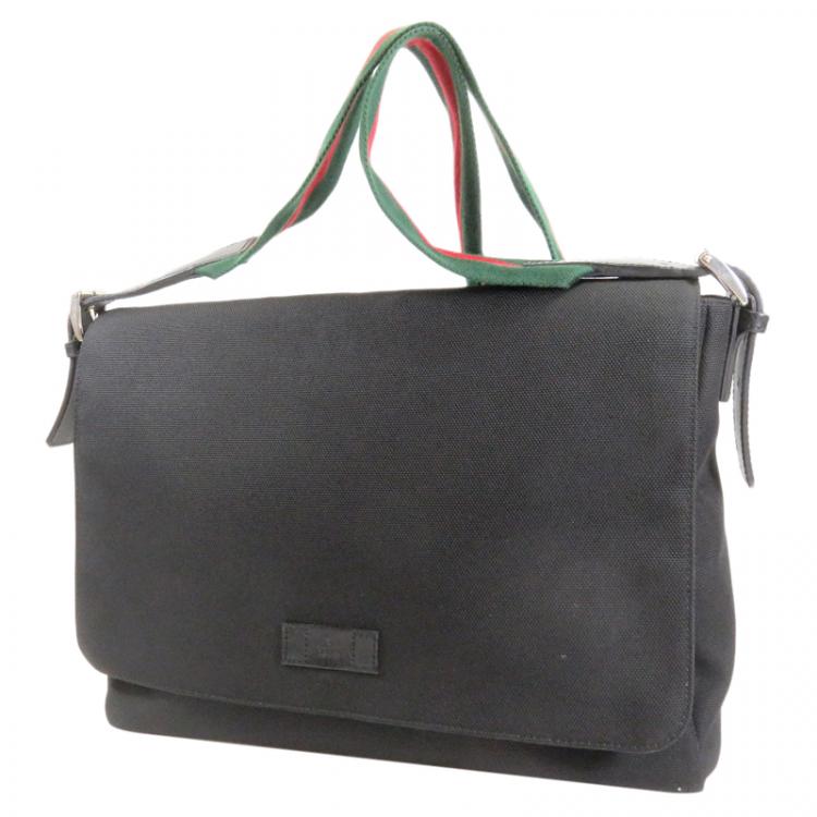 gucci techno canvas messenger bag