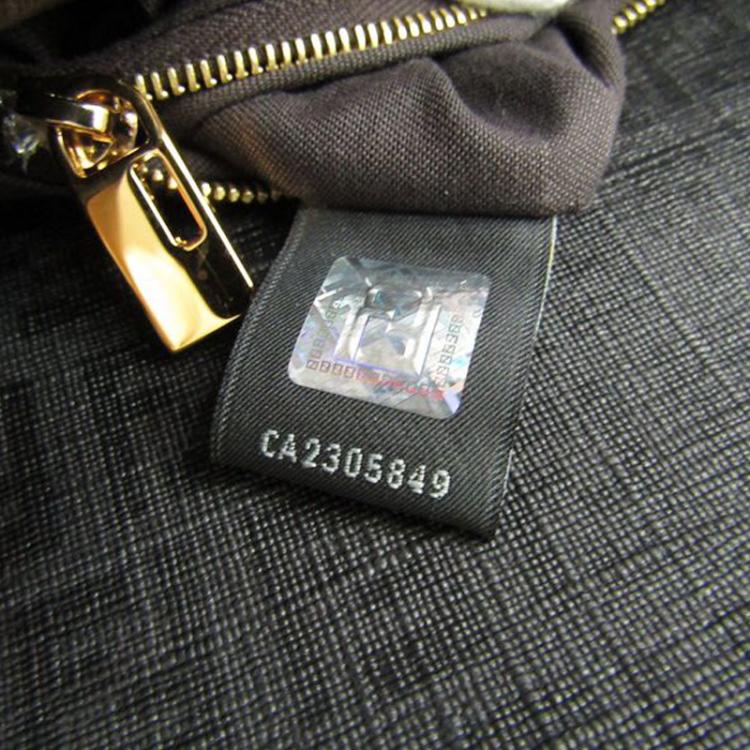 مملوكة مسبقًا Fendi Black Zucchino Coated Canvas Mama Baguette Shoulder Bag