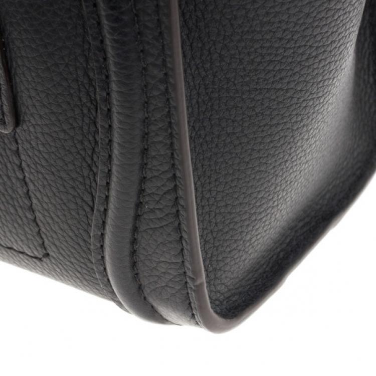 Pre Owned Celine Black Nano Luggage Tote