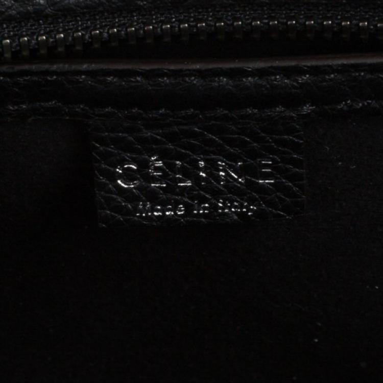 Pre Owned Celine Black Nano Luggage Tote