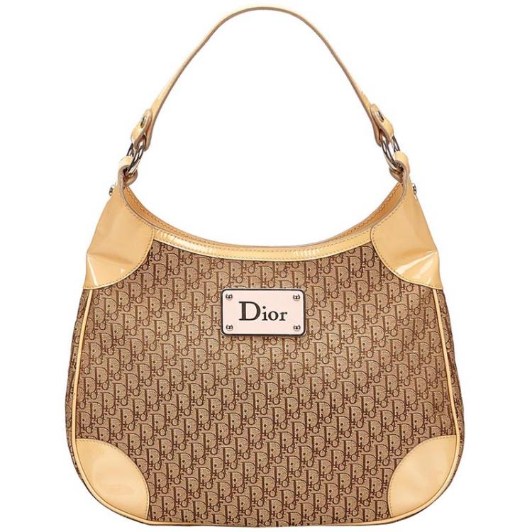 dior brown shoulder bag