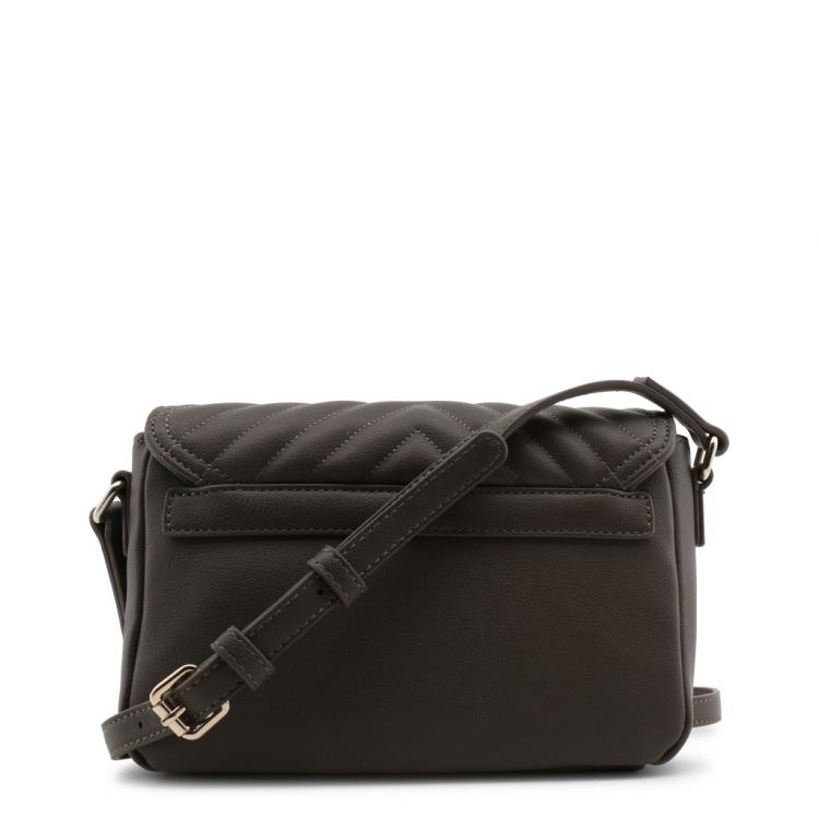 مملوكة مسبقًا Love Moschino Grey Quilted Leather Logo Shoulder Bag