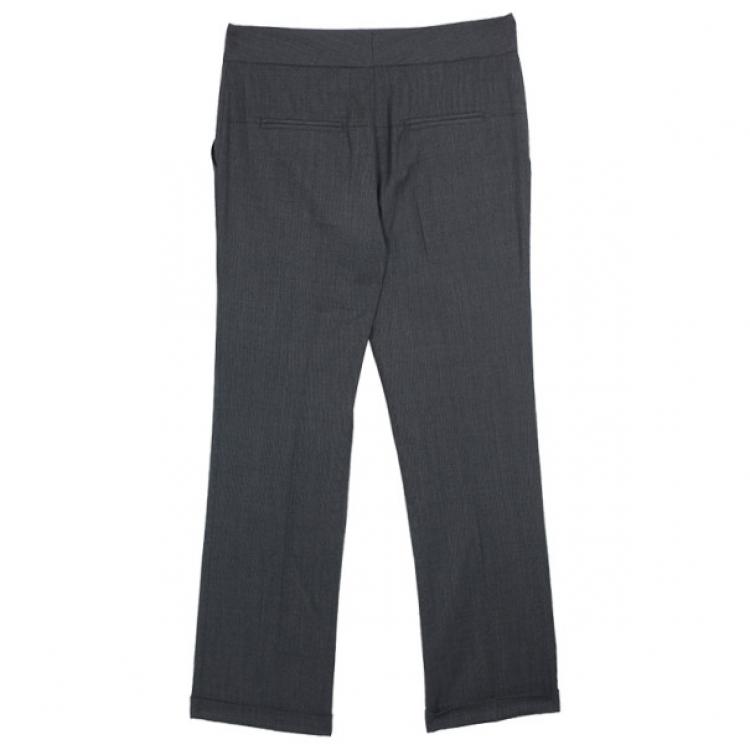 Pre Owned Diane Von Furstenberg Geordinne Crop Pants S