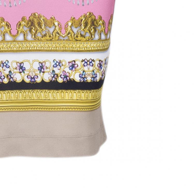 Pre Owned Just Cavalli Royal Print Shift Dress L