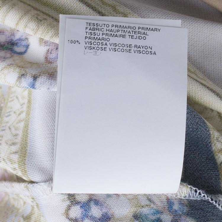 Pre Owned Just Cavalli Royal Print Shift Dress L