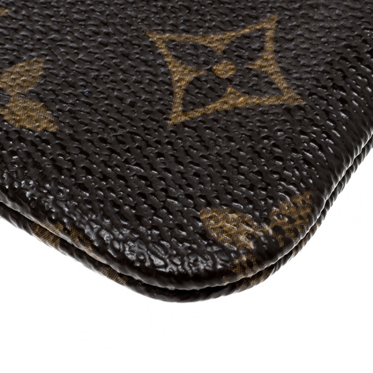 Pre Owned Louis Vuitton Monogram Canvas Key Pouch