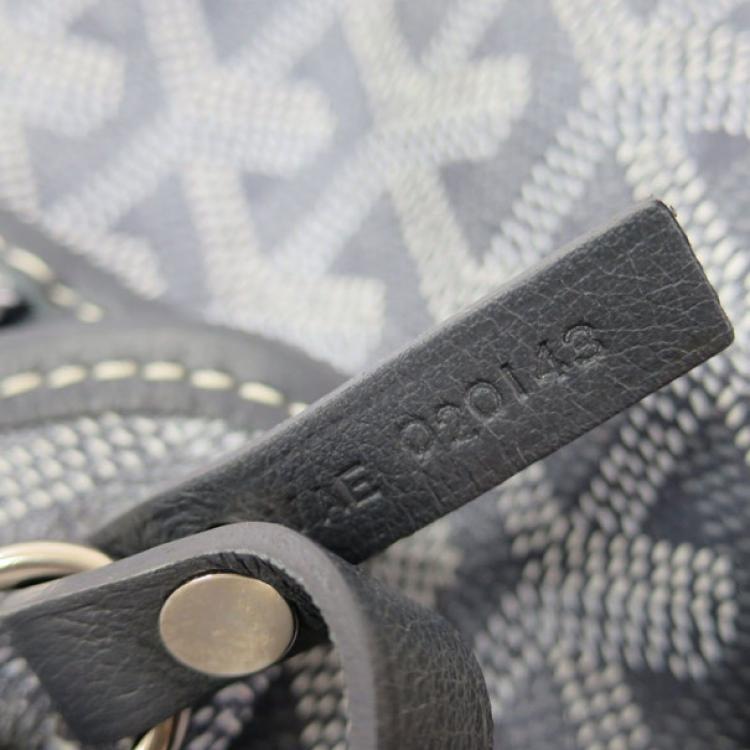 Pre Owned Goyard Grey Canvas Saint Louis Tote GM