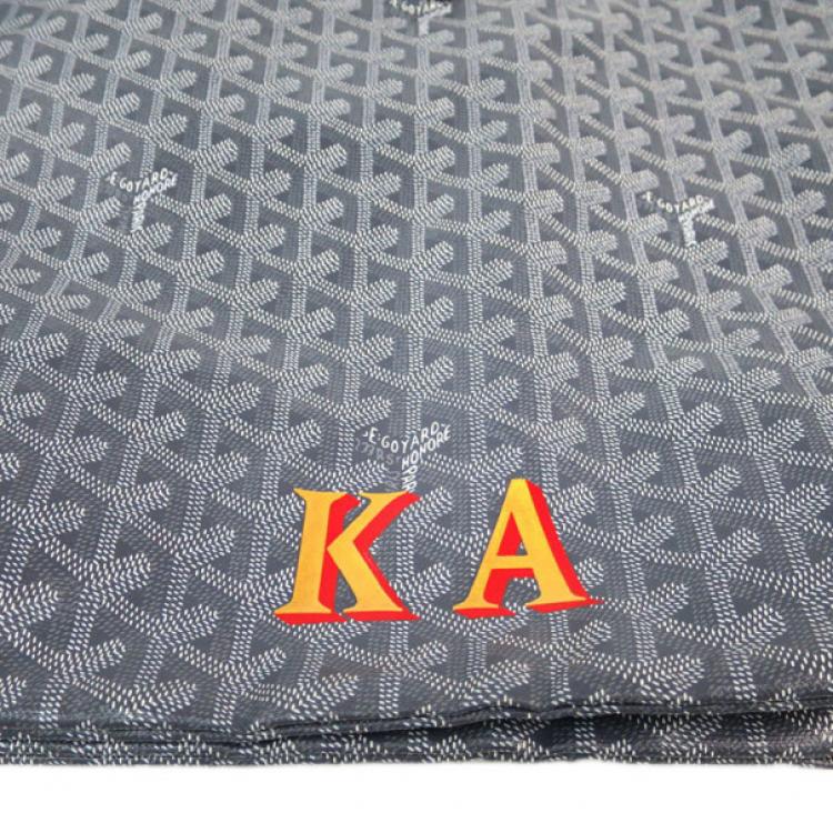 Pre Owned Goyard Grey Canvas Saint Louis Tote GM