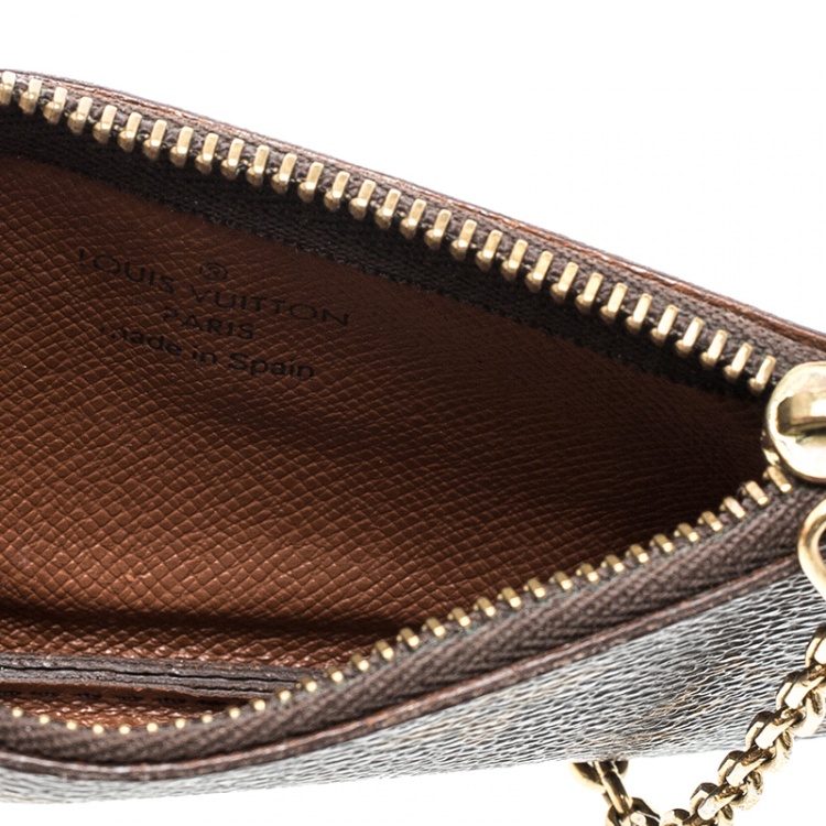 Pre Owned Louis Vuitton Monogram Canvas Key Pouch