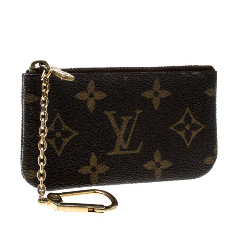 Pre Owned Louis Vuitton Monogram Canvas Key Pouch