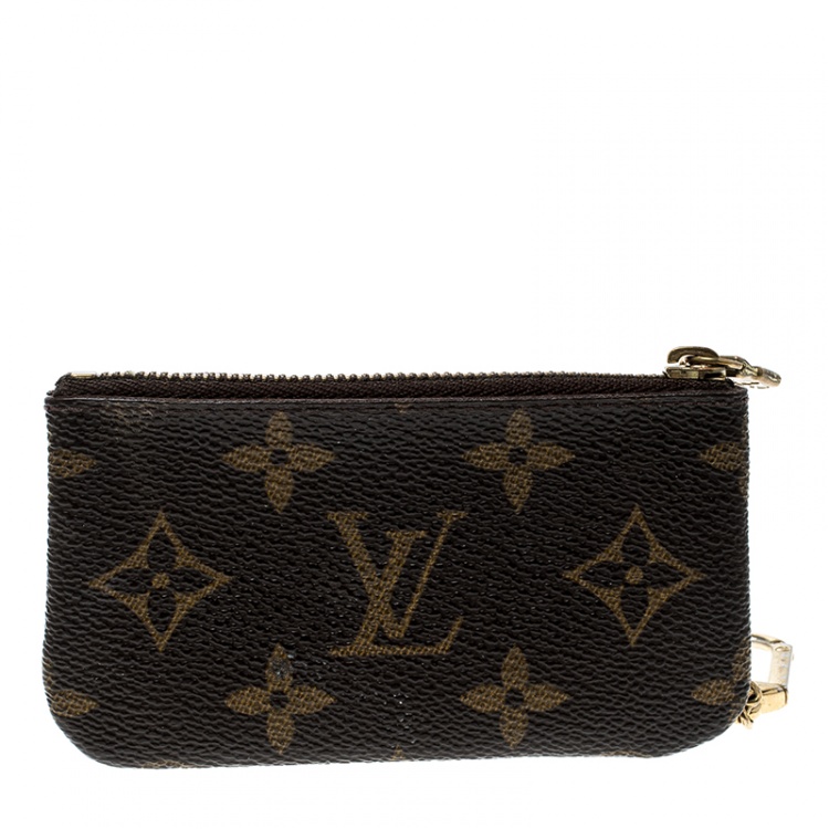 Pre Owned Louis Vuitton Monogram Canvas Key Pouch
