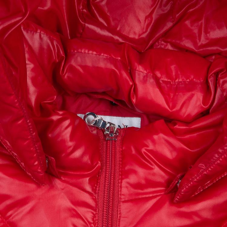 Pre Owned Armani Junior Red Quilted Down Jacket 14 yrs 