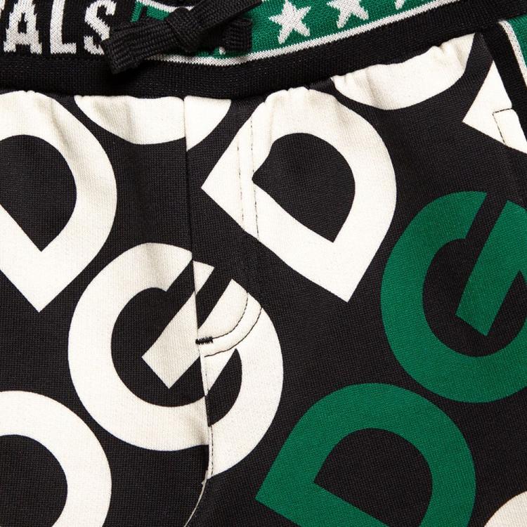 Pre Owned Dolce & Gabbana Multicolor DG Mania Print Jersey Track Pants 24-30 Months