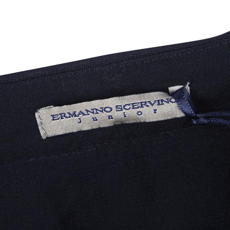 Pre Owned Ermanno Scervino Junior Multicolor Sequined Mini Skirt 12 Yrs
