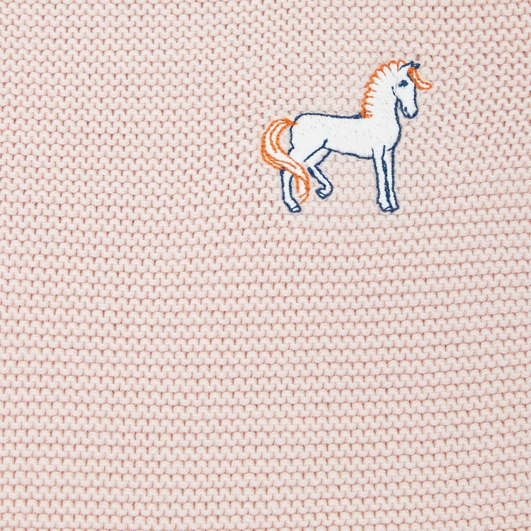 Pre Owned Hermes Pink Cotton Knit Cabriole Baby Gift Set 6M