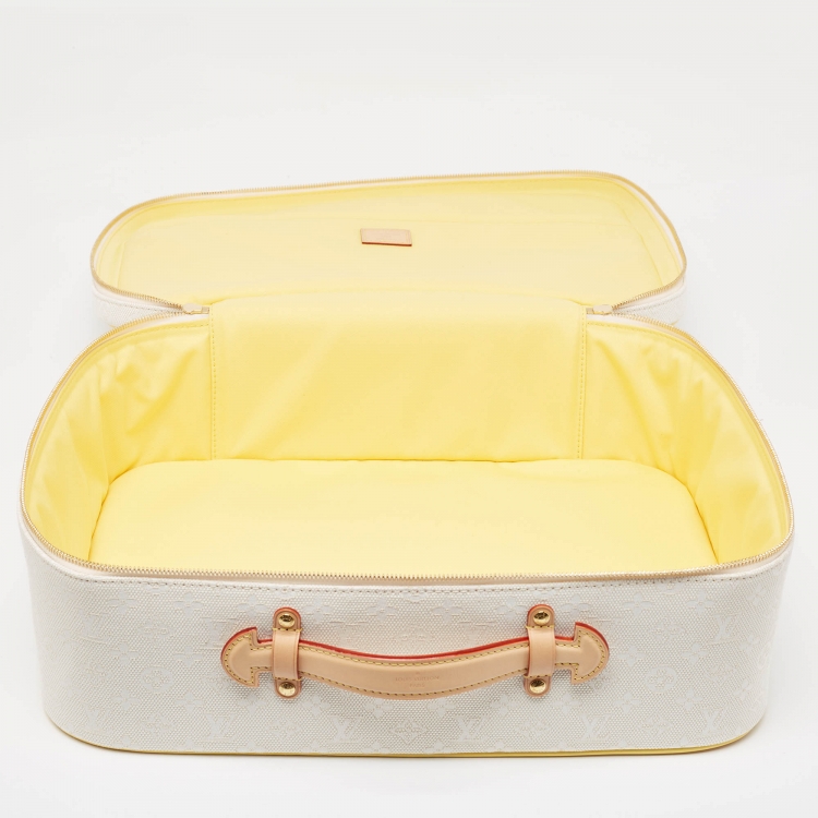 Pre Owned Louis Vuitton Beige Monogram Canvas Baby Suitcase