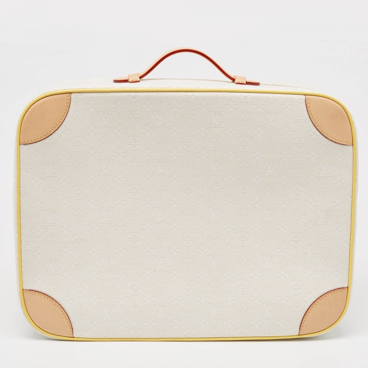 Pre Owned Louis Vuitton Beige Monogram Canvas Baby Suitcase
