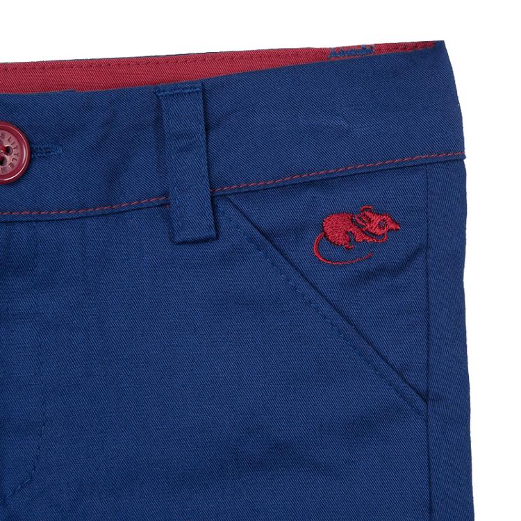 Pre Owned Little Marc Jacobs Navy Blue Cotton Shorts 12 Months