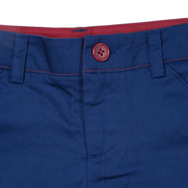 Pre Owned Little Marc Jacobs Navy Blue Cotton Shorts 12 Months