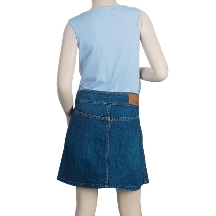 Pre Owned Little Marc Jacobs Blue Denim Buttondown Skirt 12 Yrs