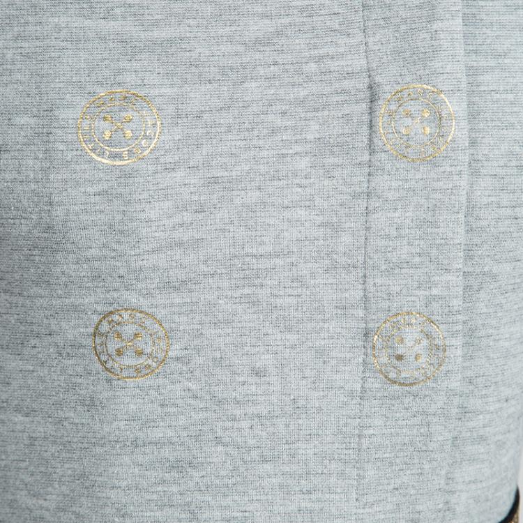 مملوكة مسبقًا Little Marc Jacobs Grey Knit Long Sleeve Dress 8 Yrs