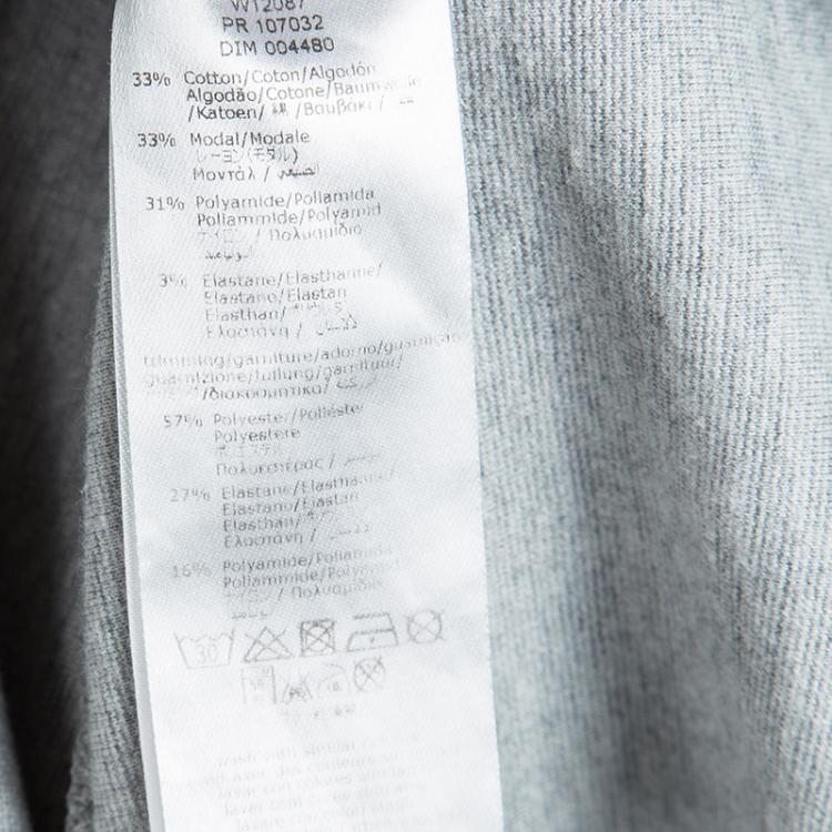 مملوكة مسبقًا Little Marc Jacobs Grey Knit Long Sleeve Dress 8 Yrs