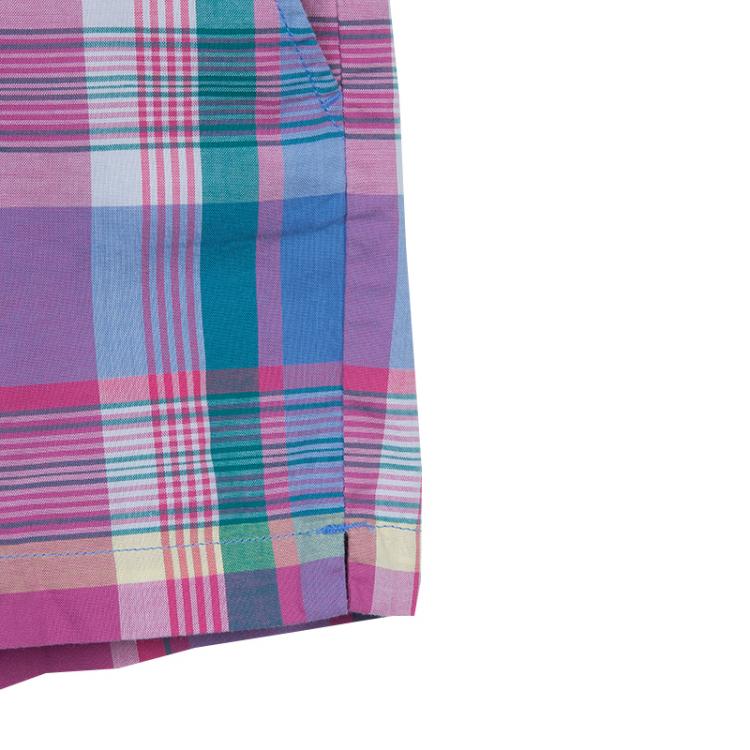 Pre Owned Ralph Lauren Multicolor Checked Belted Bermuda Shorts 8 Yrs