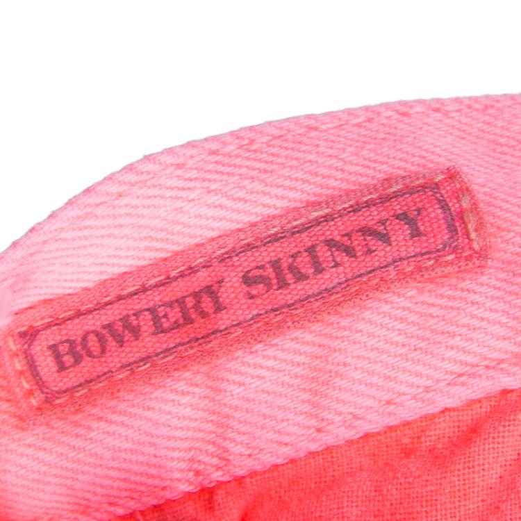 Pre Owned Ralph Lauren Neon Pink Denim Bowery Skinny Jeans 12 Months