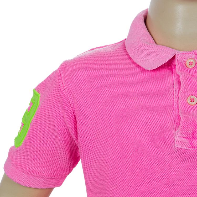 Pre Owned Ralph Lauren Neon Pink Polo T-Shirt 6 Yrs