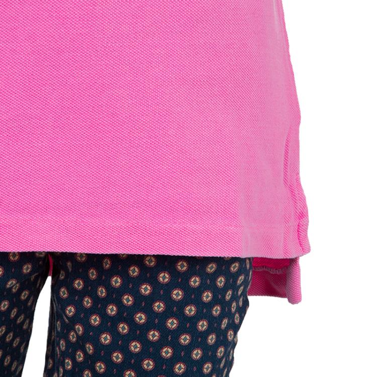 Pre Owned Ralph Lauren Neon Pink Polo T-Shirt 6 Yrs
