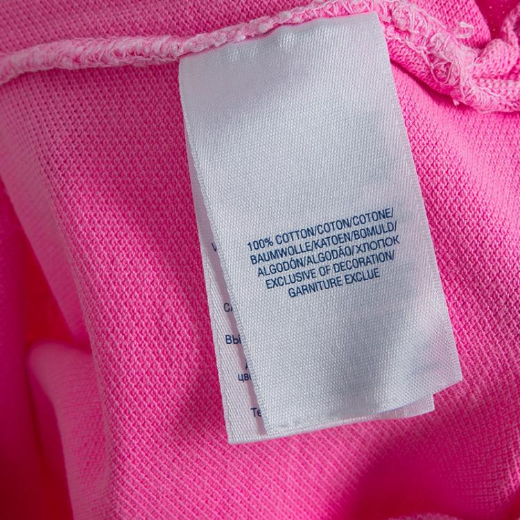 Pre Owned Ralph Lauren Neon Pink Polo T-Shirt 6 Yrs