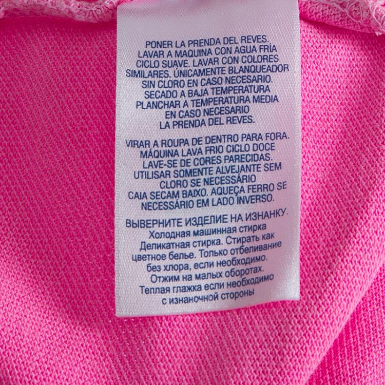 Pre Owned Ralph Lauren Neon Pink Polo T-Shirt 6 Yrs