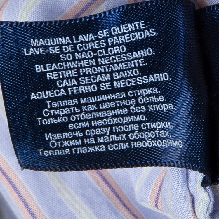 Pre Owned Ralph Lauren Striped Sleeveless Cotton Top 8 Yrs