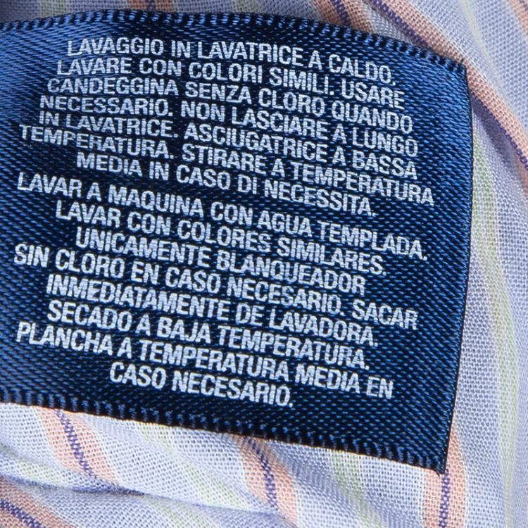 Pre Owned Ralph Lauren Striped Sleeveless Cotton Top 8 Yrs