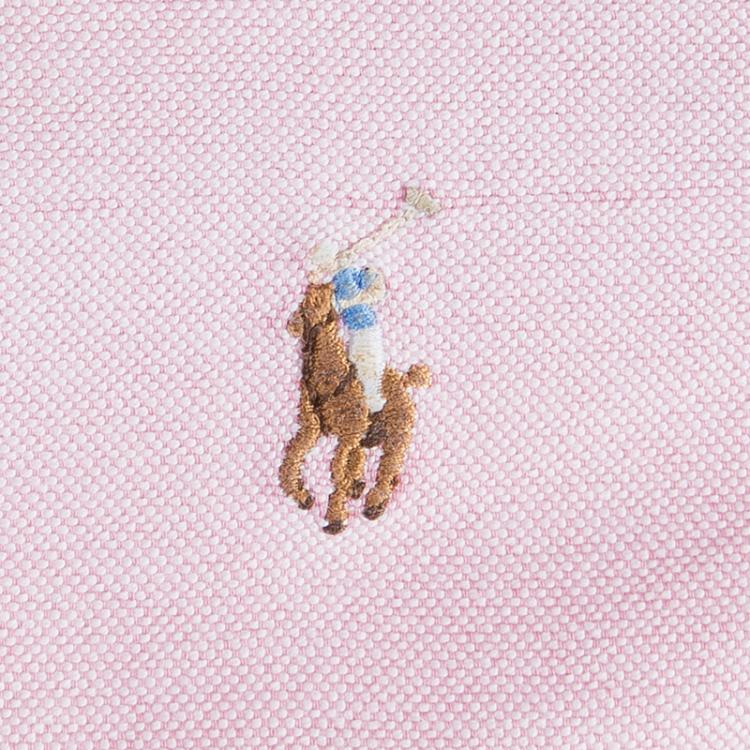 Pre Owned Ralph Lauren Pink Short Sleeve Buttondown Shirt 5 Yrs