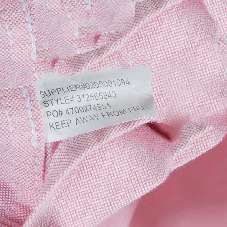 Pre Owned Ralph Lauren Pink Short Sleeve Buttondown Shirt 5 Yrs