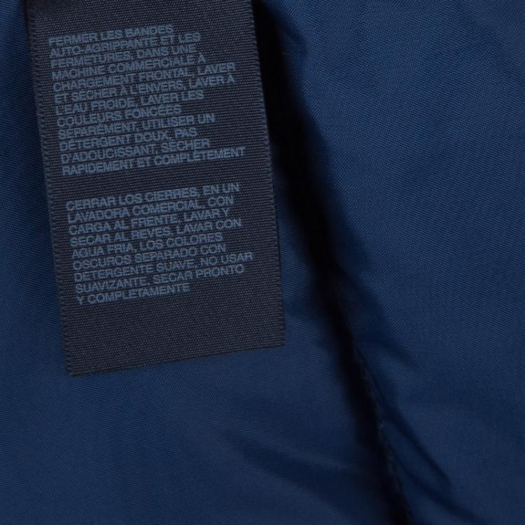 Pre Owned Tommy Hilfiger Blue Quilted Hooded Nirvada Down Jacket 3 Yrs           