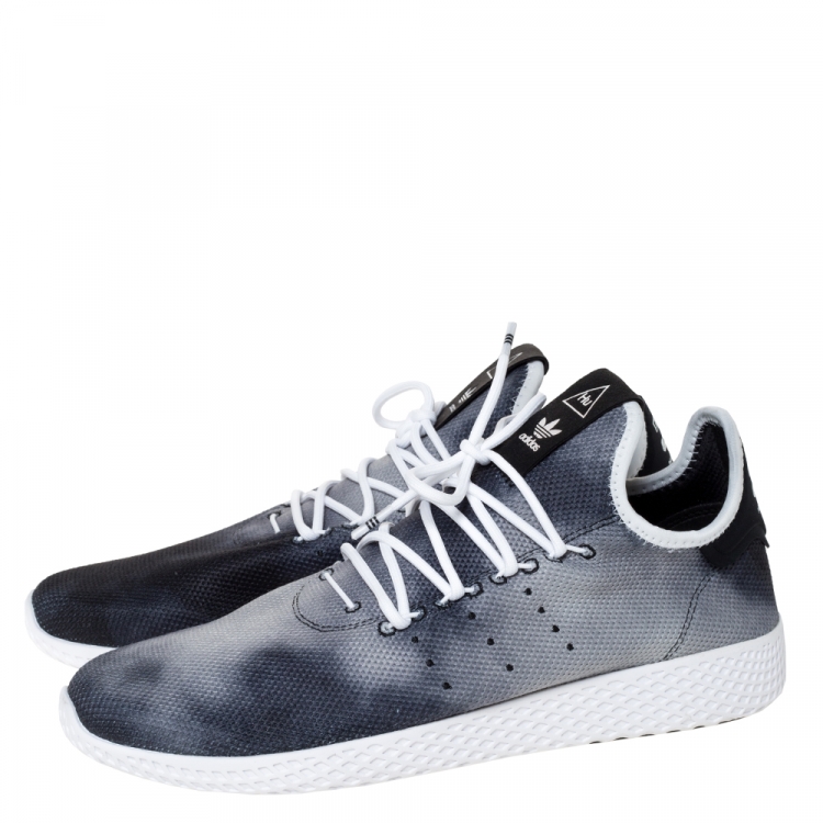 مملوكة مسبقًا Pharrell Williams x Adidas Ombre Cotton Knit PW Tennis Hu Sneakers Size 45.5
