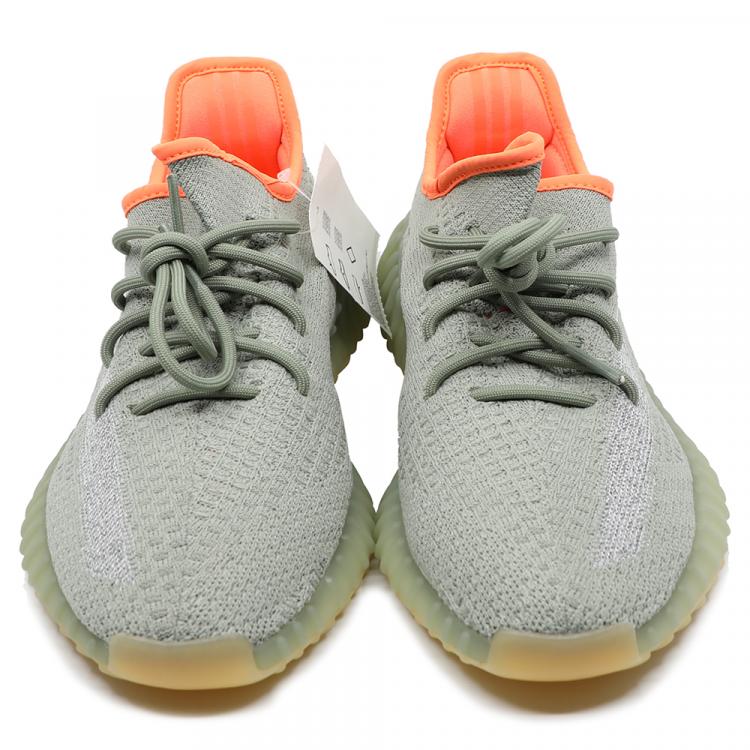 Pre Owned Yeezy 350 V2 Desert Sage Sneakers Size 42 2/3