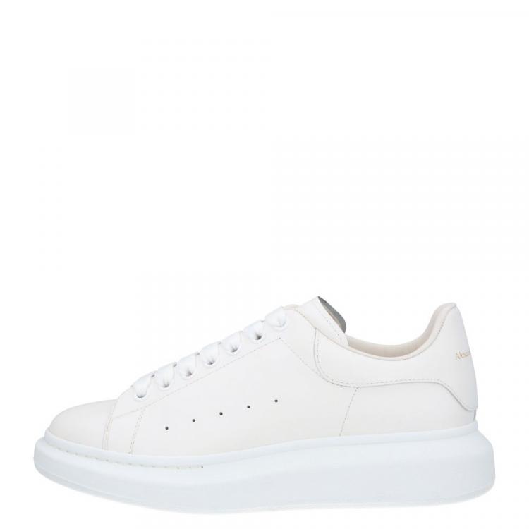 Alexander McQueen Leather Oversized Sneakers - Black - 41